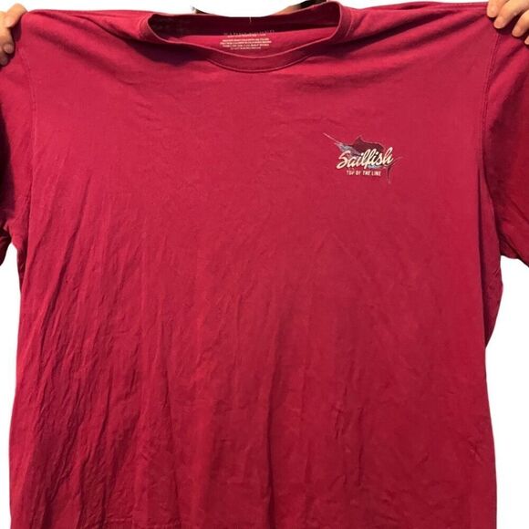 Saddlebred Sailfish PINK T-Shirt Men’s Size 3XL Sailfish Pacific Blue Paradise N - Picture 1 of 3